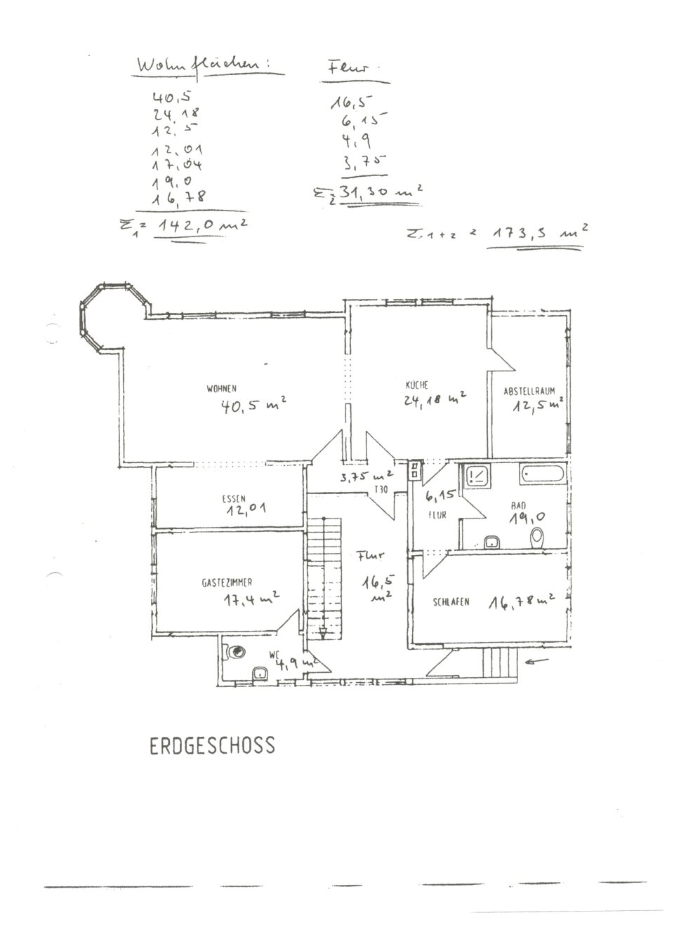 08. Grundriss Erdgeschoss