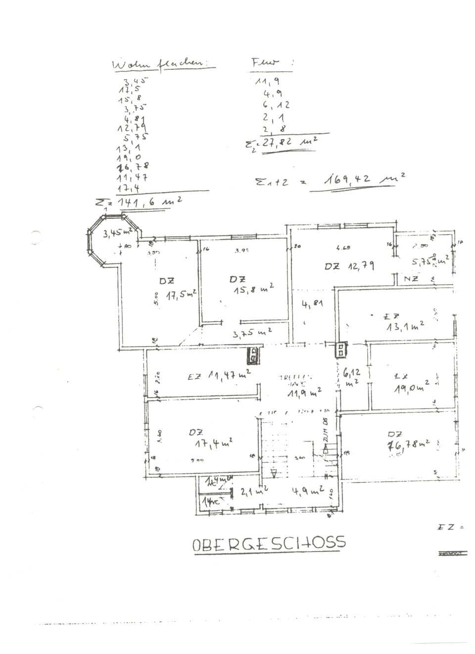 09. Grundriss Obergeschoss